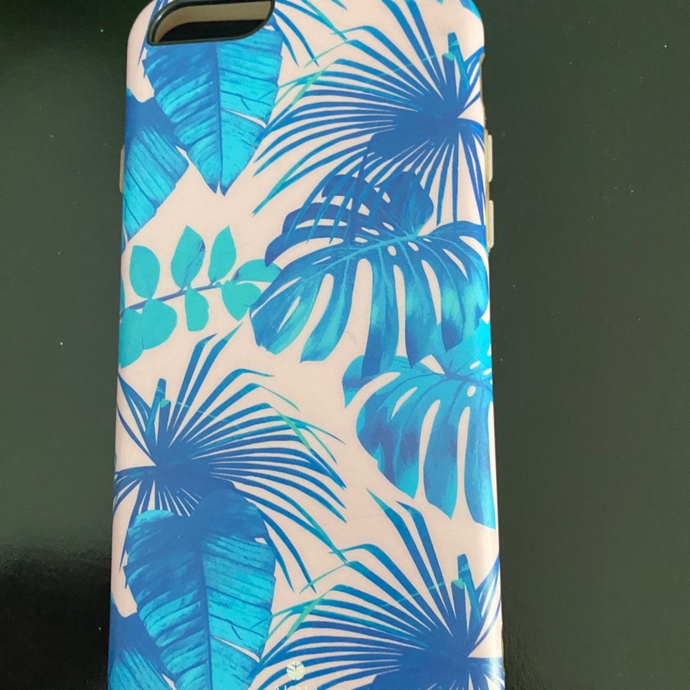 Light pink tropical IPhone 7 phone case
